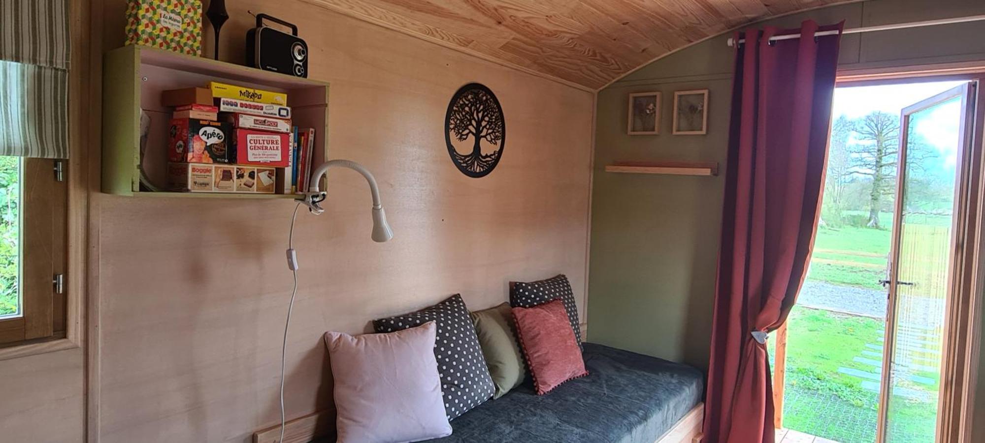 Roulotte A La Ferme Buissonniere Villa La Lande-de-Louge Kültér fotó